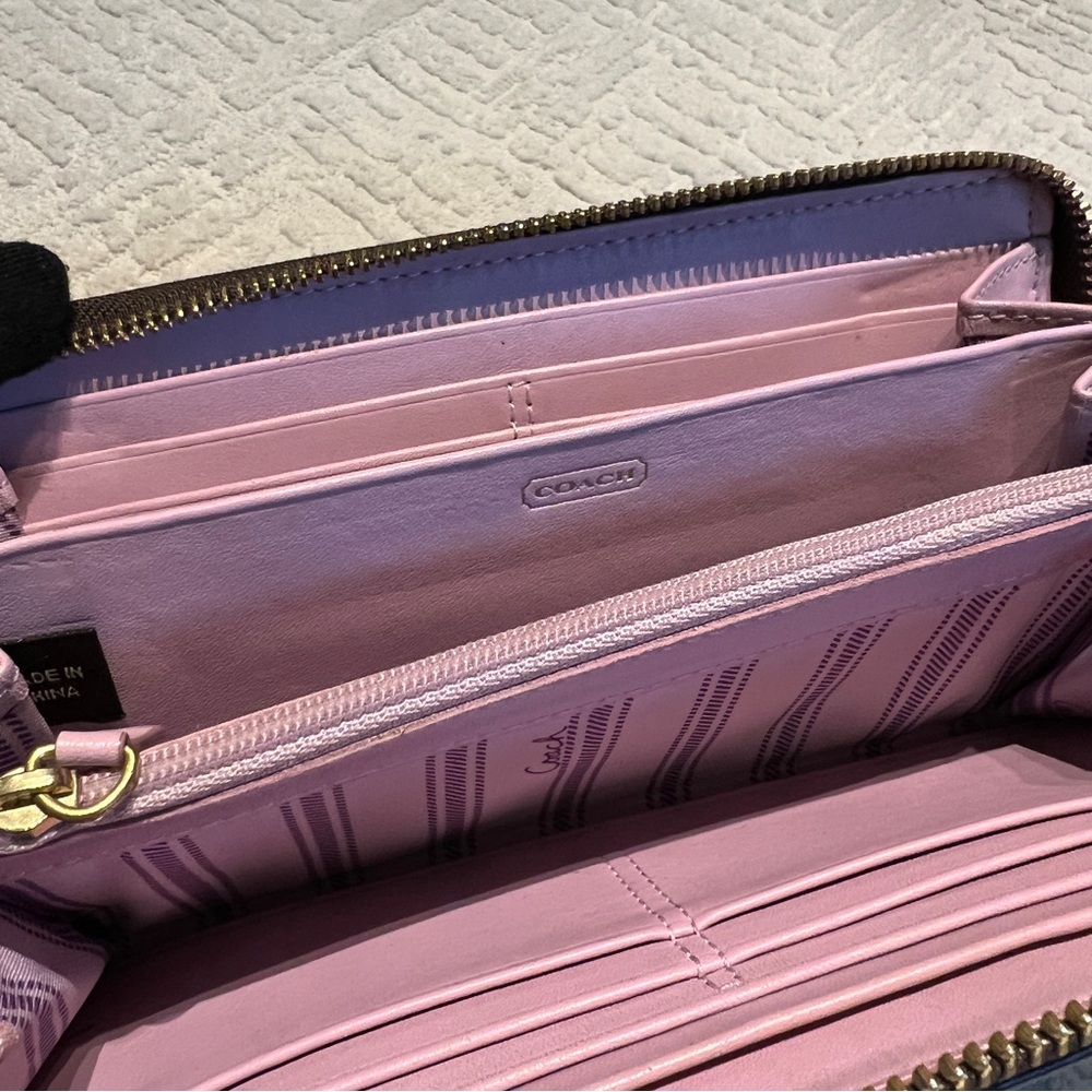 Coach Enamel Long Wallet - Picture 5 of 13